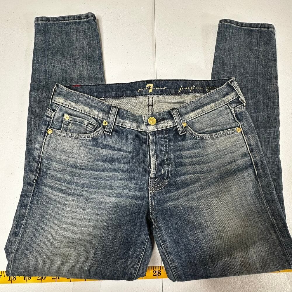 7 For All Man Kind - Josefina Skinny Boyfriend - Woman's Size: 24